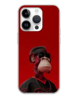 Чехол для Realme P4 с картинкой «Bored Ape в красном»