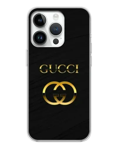Чехол для Realme P4 с картинкой «Золотой логотип Gucci»