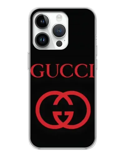 Чехол для Realme P4 с картинкой «Gucci — красный логотип»