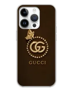 Чехол для Realme P4 с картинкой «Gucci — золотая бабочка»