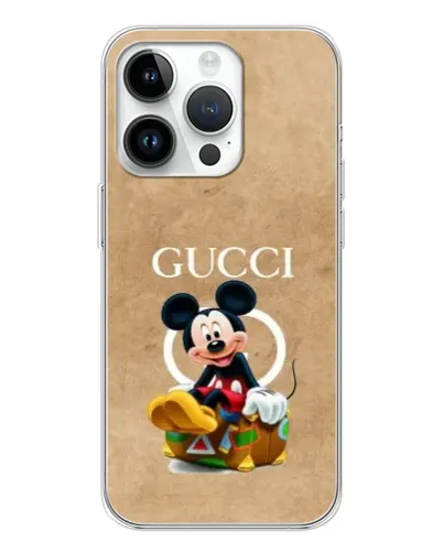 Чехол для Realme P4 с картинкой «Микки Маус Gucci — крафт»