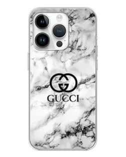 Чехол для Realme P4 с картинкой «Gucci — мраморный шик»