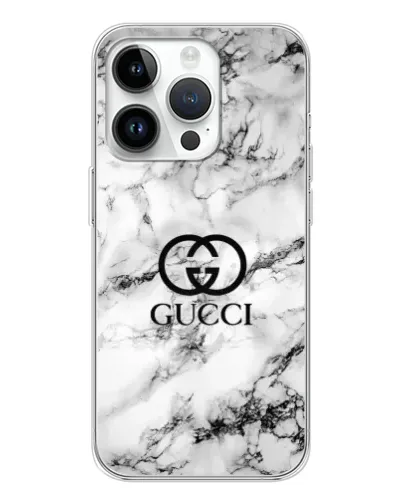 Чехол для Realme P4 с картинкой «Gucci — мраморный шик»