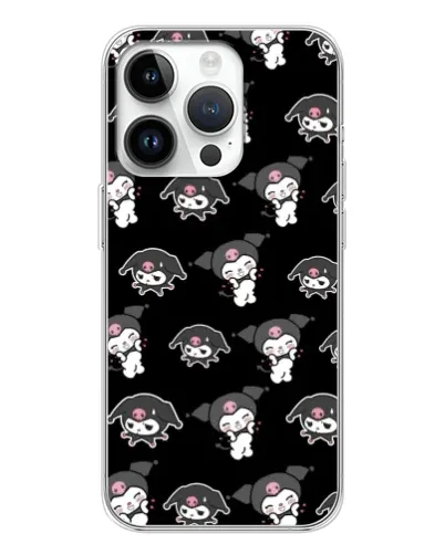 Чохол для Realme P4 з картинкою «Чорний паттерн Kuromi» Чохол для Realme P4 з картинкою «Чорний паттерн Kuromi»