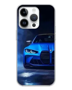 Чохол для Realme P4 з картинкою «Блакитна BMW M4»