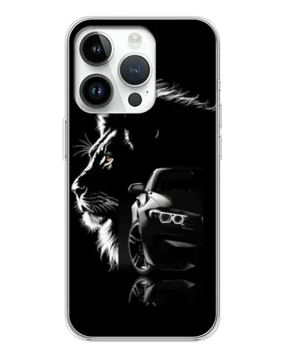 Чохол для Realme P4 з картинкою «BMW та лев» Чохол для Realme P4 з картинкою «BMW та лев»
