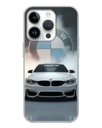 Чехол для Realme P4 с картинкой «BMW в белом дыму» Чехол для Realme P4 с картинкой «BMW в белом дыму»