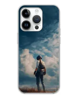 Чехол для Realme P4 с картинкой «Герой PUBG на скале»