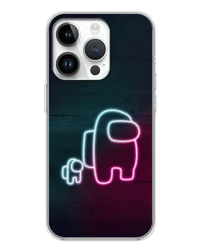 Чохол для Realme P4 з картинкою «Among Us неон-арт»