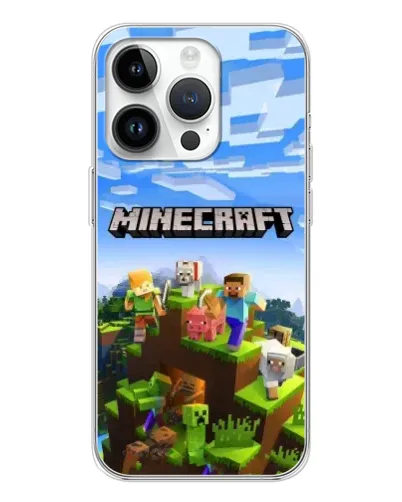 Чохол для Realme P4 з картинкою «Minecraft класичний світ»