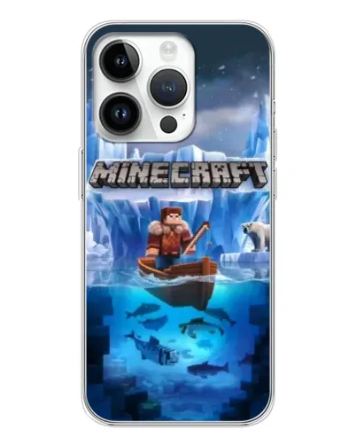 Чохол для Realme P4 з картинкою «Minecraft льодянийсвіт»