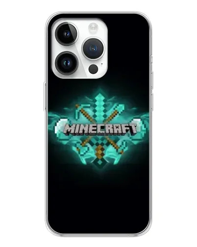 Чохол для Realme P4 з картинкою «Minecraft Diamond лого»