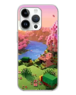 Чохол для Realme P4 з картинкою «Рожеве дерево Minecraft»