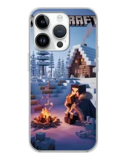Чохол для Realme P4 з картинкою «Зимовий Minecraft»