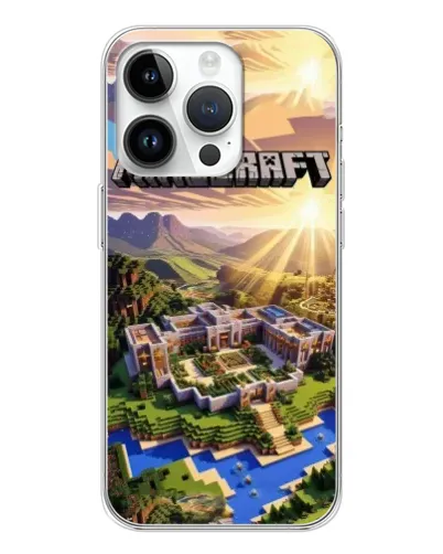 Чохол для Realme P4 з картинкою «Minecraft панорама»