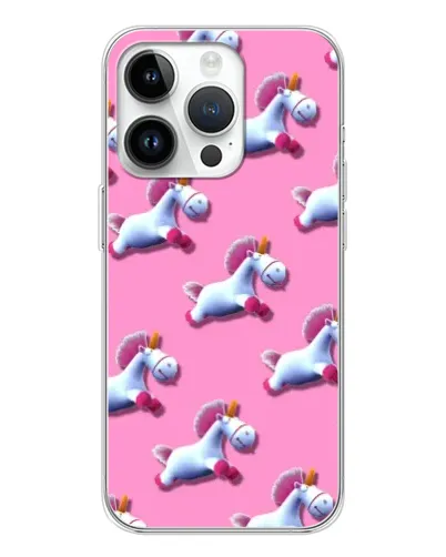Чехол для Realme P4 с картинкой «Единороги на розовом»