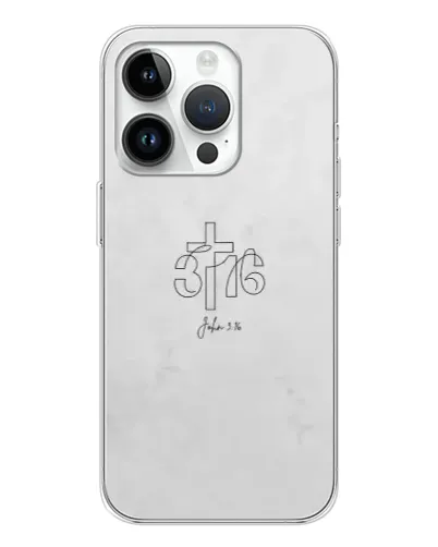 Чехол для Realme P4 с картинкой «Иоанна 3:16 Крест»