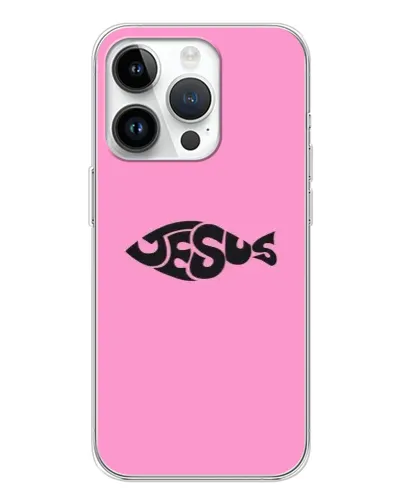 Чехол для Realme P4 с картинкой «Розовый символ  Jesus»