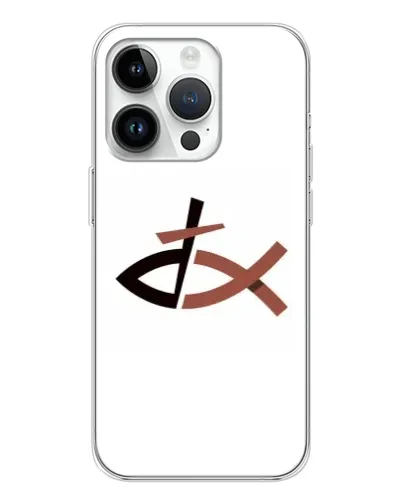 Чехол для Realme P4 с картинкой «Рыба и крест»