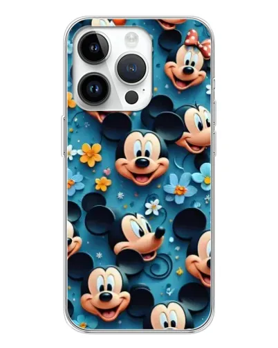 Чохол для Realme P4 з картинкою «Паттерн Міккі та Мінні»