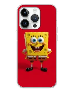 Чохол для Realme P4 з картинкою «Спанч Боб на червоному»