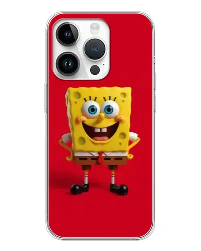 Чохол для Realme P4 з картинкою «Спанч Боб на червоному»