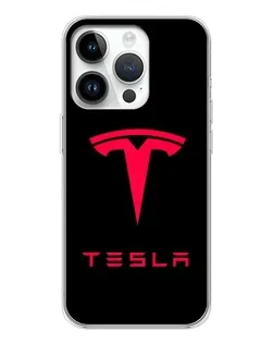 Чехол для Realme P4 с картинкой «Tesla Red Logo»
