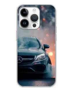Чохол для Realme P4 з картинкою «Mercedes — нічне місто»
