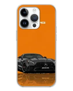 Чохол для Realme P4 з картинкою «Помаранчевий Mercedes AMG»