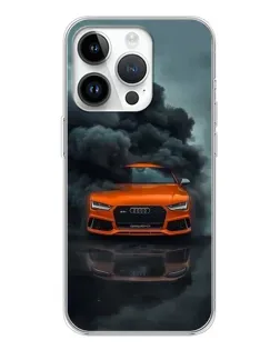 Чохол для Realme P4 з картинкою «Audi у хмарах диму»