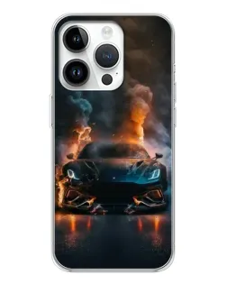 Чохол для Realme P4 з картинкою «Lamborghini димна естетика»