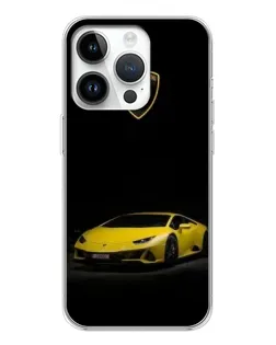 Чохол для Realme P4 з картинкою «Lamborghini жовтий акцент»