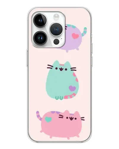 Чохол для Realme P4 з картинкою «Pusheen тріо»