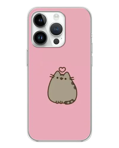 Чохол для Realme P4 з картинкою «Pusheen серце»