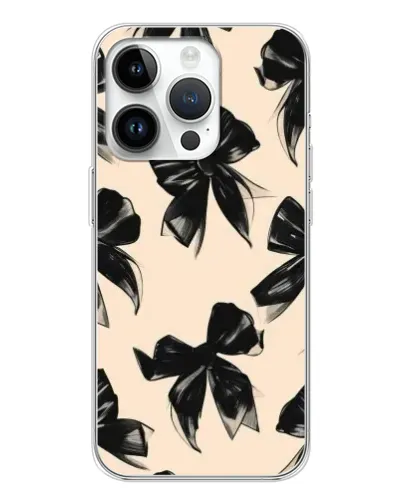 Чохол для Realme P4 з картинкою «Патерн чорні банти» Чохол для Realme P4 з картинкою «Патерн чорні банти»