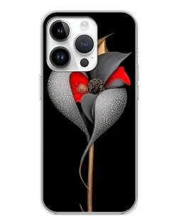 Чохол для Realme P4 з картинкою «Срібна фантазійна квітка»