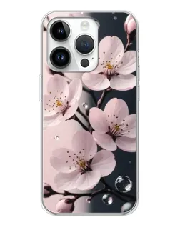 Чохол для Realme P4 з картинкою «Ніжня сакура та краплі»