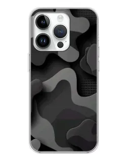 Чохол для Realme P4 з картинкою «Темний абстрактний камуфляж»