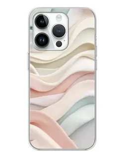 Чехол для Realme P4 с картинкой «Пастельные нежные волны»