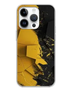 Чехол для Realme P4 с картинкой «Золотые осколки геометрии»
