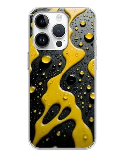 Чехол для Realme P4 с картинкой «Жидкое желтое золото»