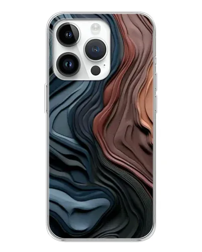 Чехол для Realme P4 с картинкой «Цветные волны каньона»