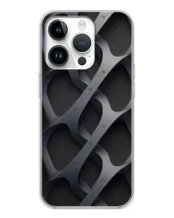 Чехол для Realme P4 с картинкой «Объемное серое плетение»