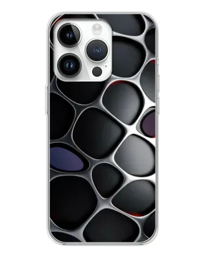 Чехол для Realme P4 с картинкой «Объемная темная решетка»