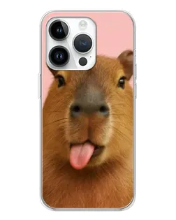 Чохол для Realme P4 з картинкою «Капібара з язиком»
