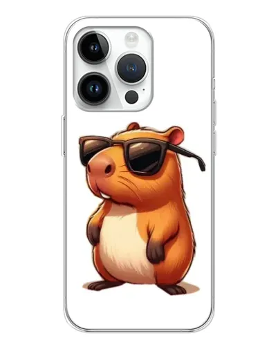 Чохол для Realme P4 з картинкою «Капібара в окулярах»