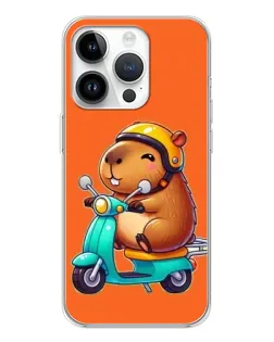 Чохол для Realme P4 з картинкою «Капібара на скутері»