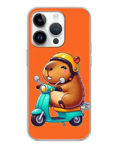 Чохол для Realme P4 з картинкою «Капібара на скутері»