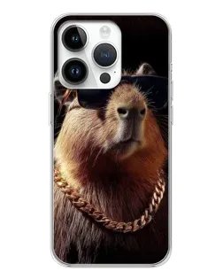 Чохол для Realme P4 з картинкою «Капібара золотий ланцюг»