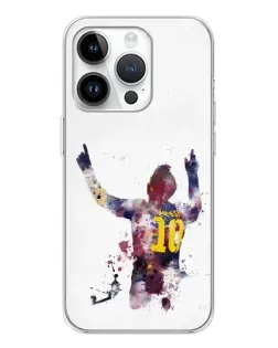 Чехол для Realme P4 с картинкой «Акварельный Месси Барселона»